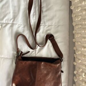 Brown Leather Crossbody Bag